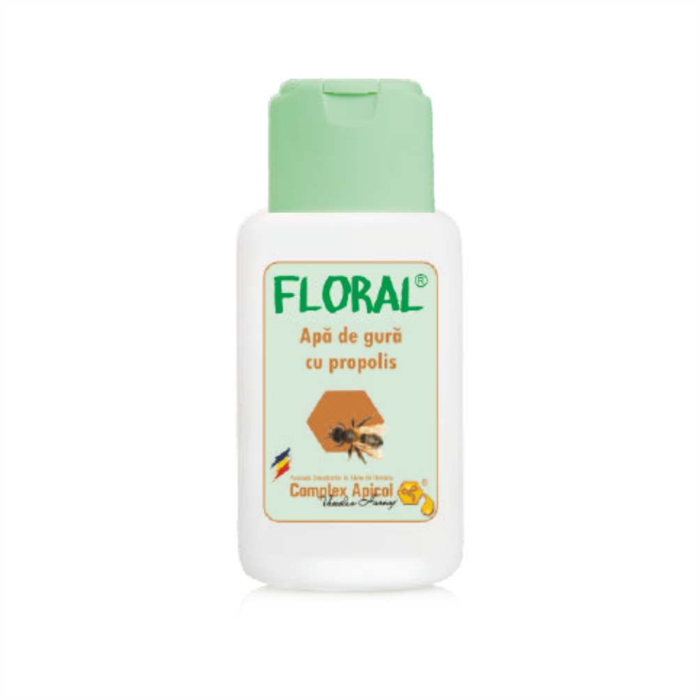 Apa de gura cu propolis Floral - 100 ml imagine produs 2021 Apidermin